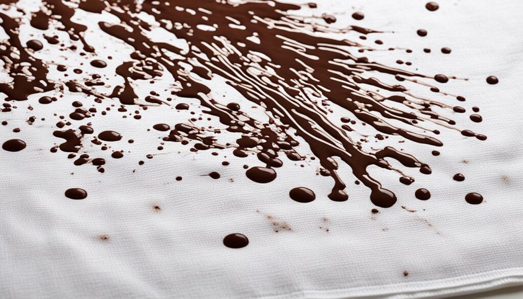 Chocoladevlekken verwijderen uit katoen