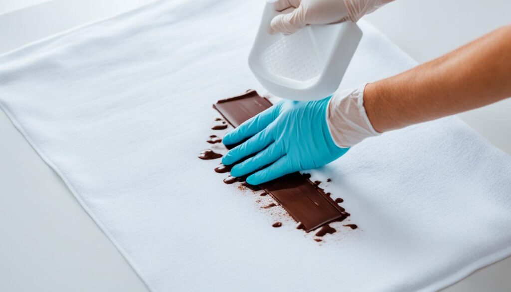 Chocoladevlekken verwijderen uit katoen ZSM