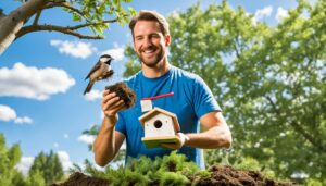 Vogelhuisje schoonmaken